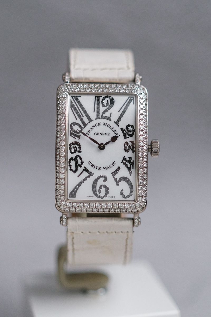 Franck Muller Long Island 1000 SC WHITE MAGIC 18K White Gold Diamond (3)