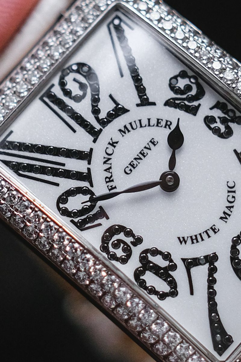 Franck Muller Long Island 1000 SC WHITE MAGIC 18K White Gold Diamond (5)
