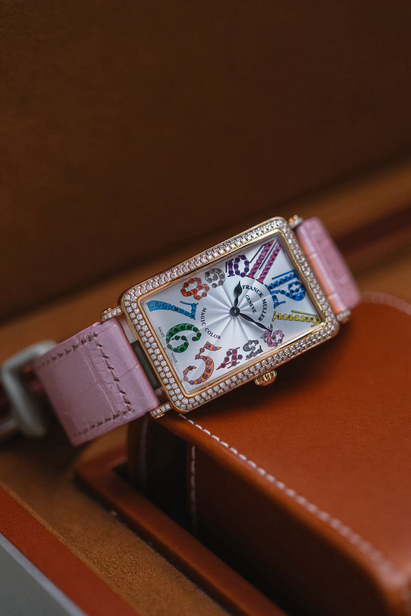Franck Muller Long Island 18K Rose Gold Magic Color (1)