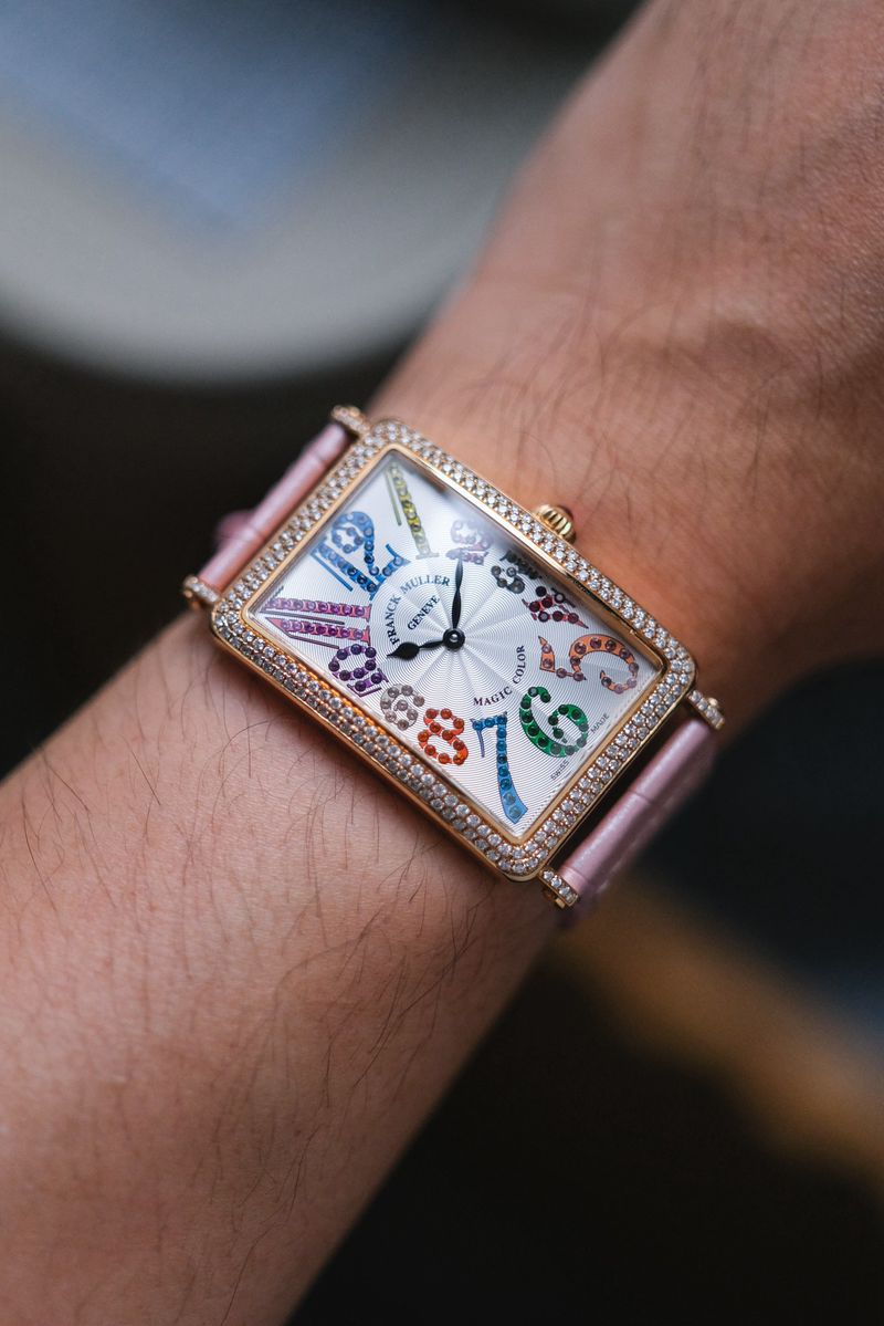 Franck Muller Long Island 18K Rose Gold Magic Color (4)