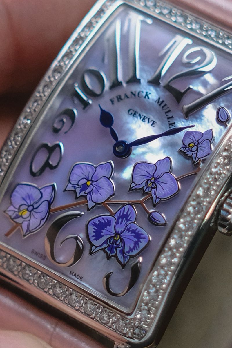 นาฬิกามือสอง Franck Muller Long Island 18K White Gold MOP Diamonds Limited