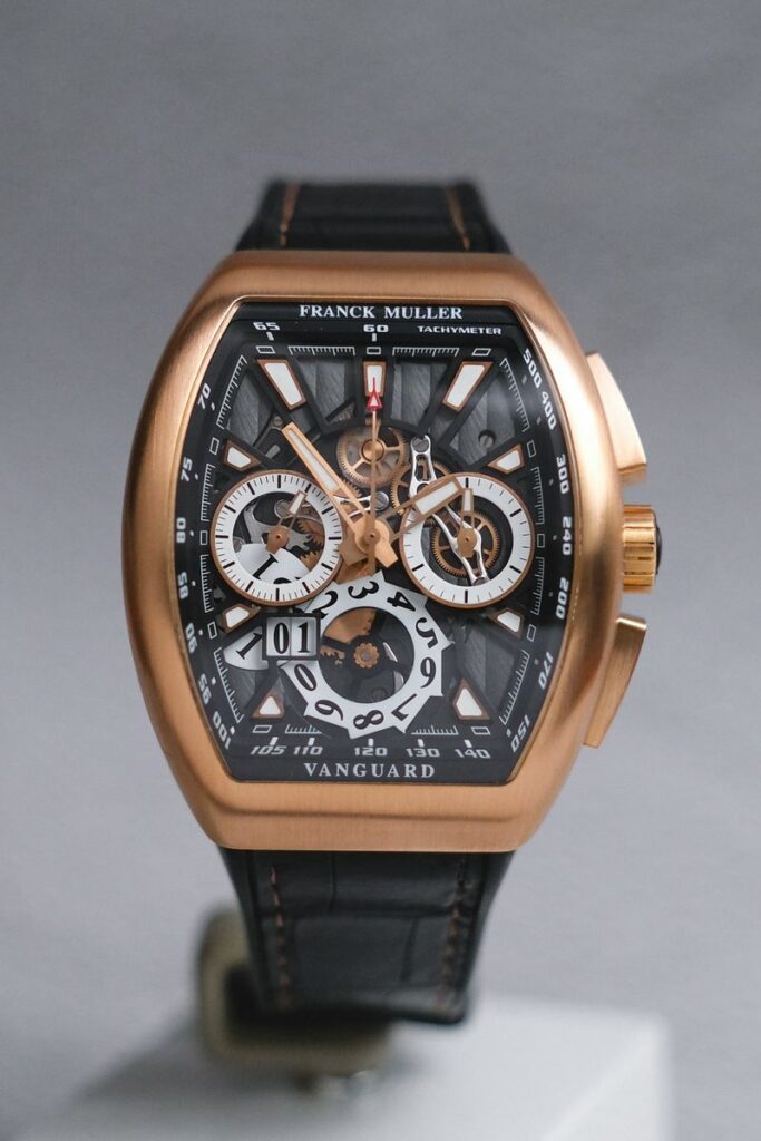 รับซื้อนาฬิกา Franck Muller Vanguard V45 Grande Date 18K Rose Gold