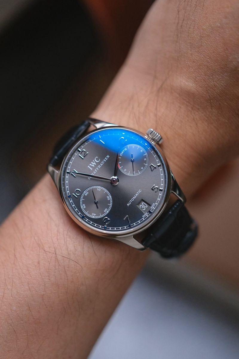 นาฬิกา IWC Portugieser Chronograph 7 Days 18k White Gold IW5001-06