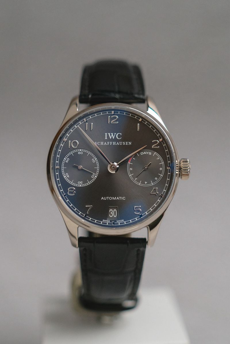 รับซื้อนาฬิกา IWC Portugieser Chronograph 7 Days 18k White Gold IW5001-06