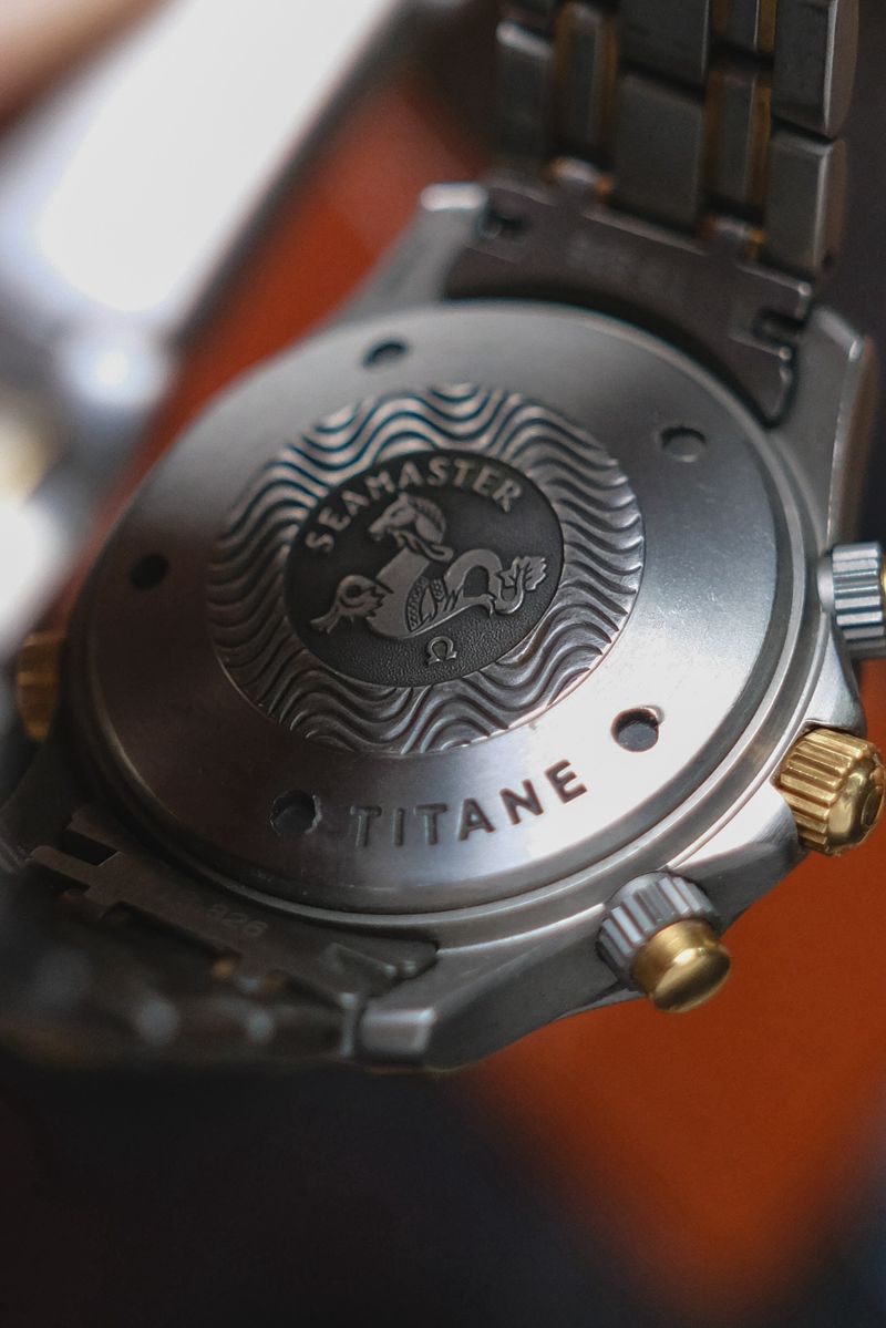 OMEGA SEAMASTER Chrono Titanium Gold Vintage REF TB 378 (2)
