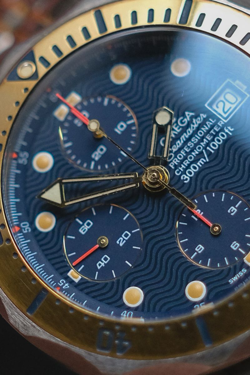 OMEGA SEAMASTER Chrono Titanium Gold Vintage REF TB 378 (5)