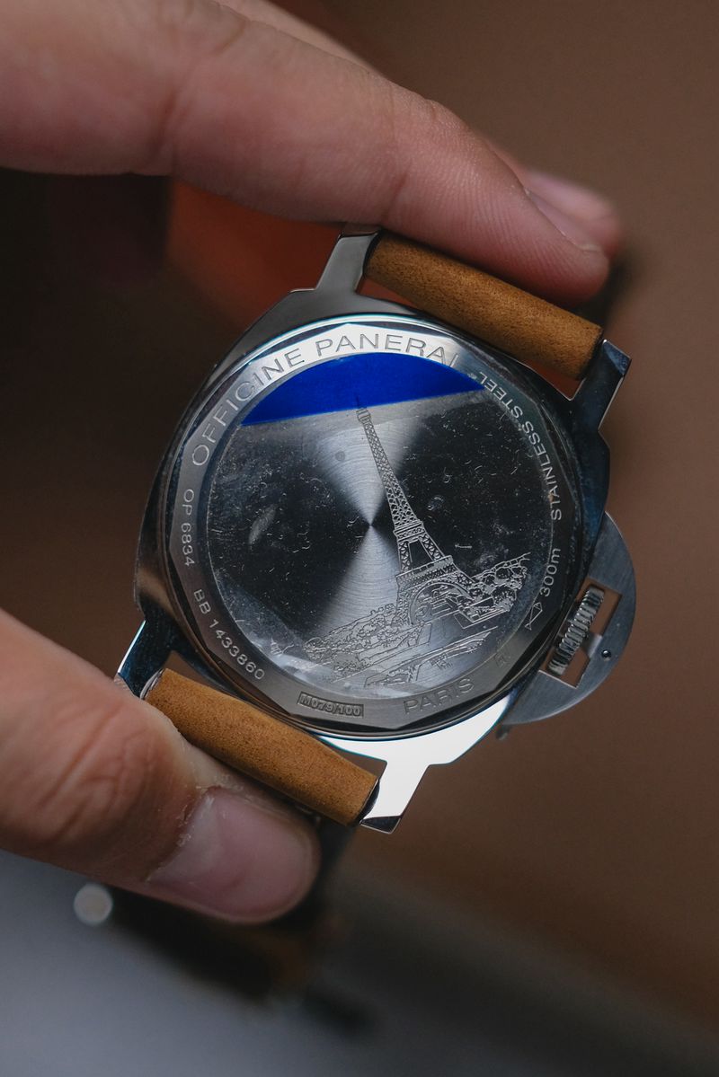 รับซื้อ PANERAI LUMINOR MARINA Acciaio LIMITED EDITION 100 pcs PARIS PAM414