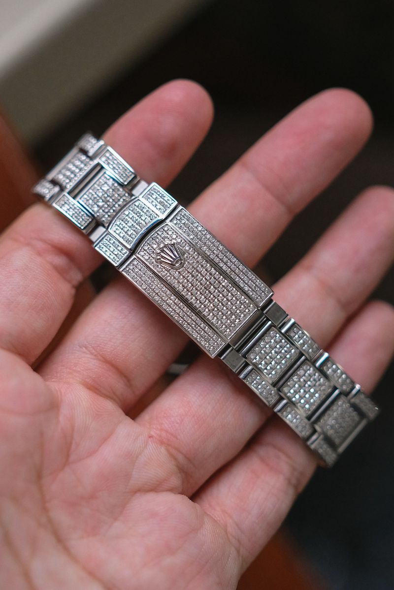 ขายนาฬิกา Rolex Datejust 36 Full Diamond steel bracelet