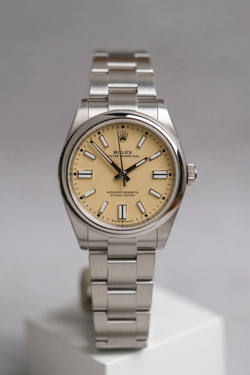 Rolex Oyster Perpetual 41 Beige Dial Ref 134300 (3)