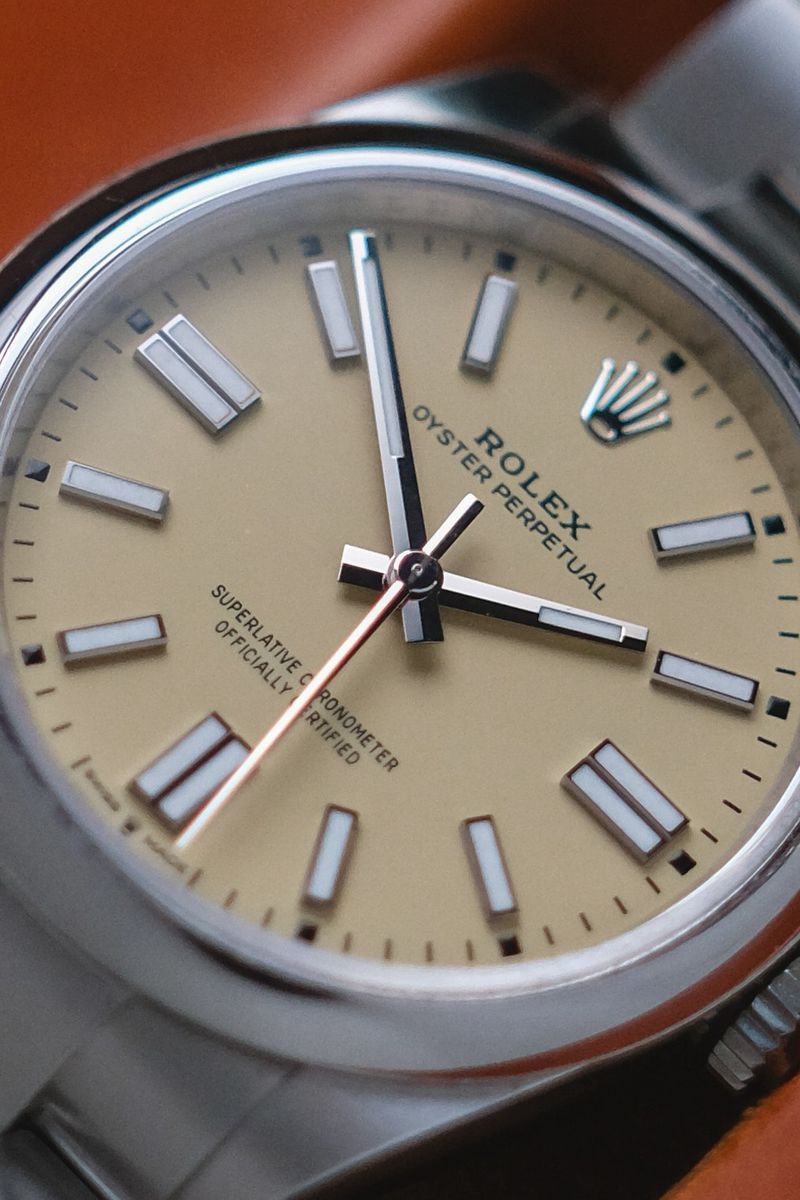 Rolex Oyster Perpetual 41 Beige Dial Ref 134300 (5)