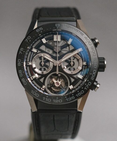 TAG HEUER CARRERA 02T TOURBILLON CHRONOGRAPH CERAMIC BEZEL