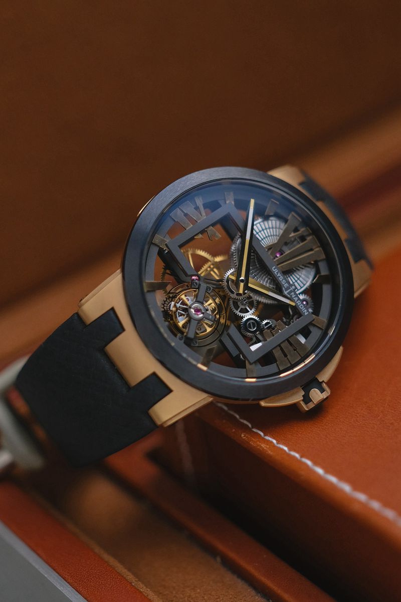 ซื้อนาฬิกา ULYSSE NARDIN EXECUTIVE SKELETON TOURBILLON 18K Rose Gold