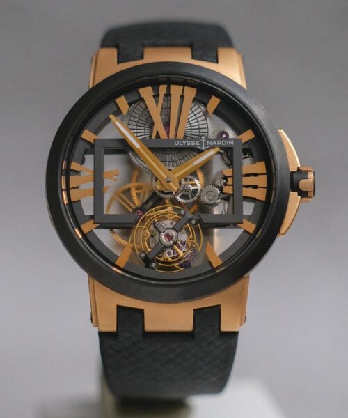 ULYSSE NARDIN EXECUTIVE SKELETON TOURBILLON 18K Rose Gold