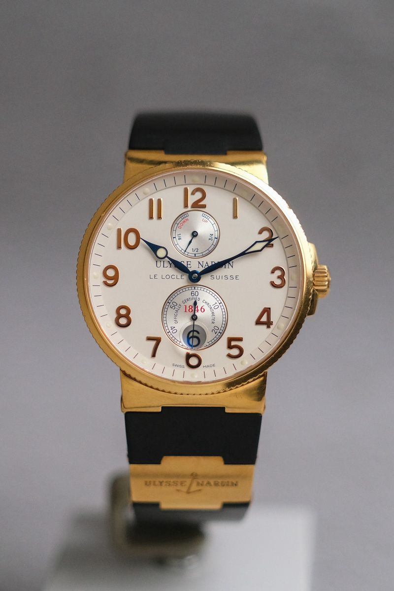 ขายนาฬิกา Ulyss Nardin Maxi Marine 1846 18K Gold