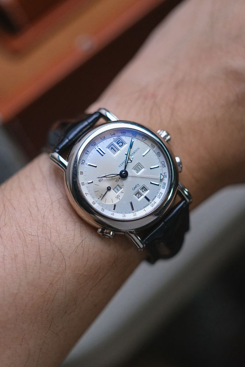 Ulysse Nardin GMT Perpetual 18K White Gold (5)