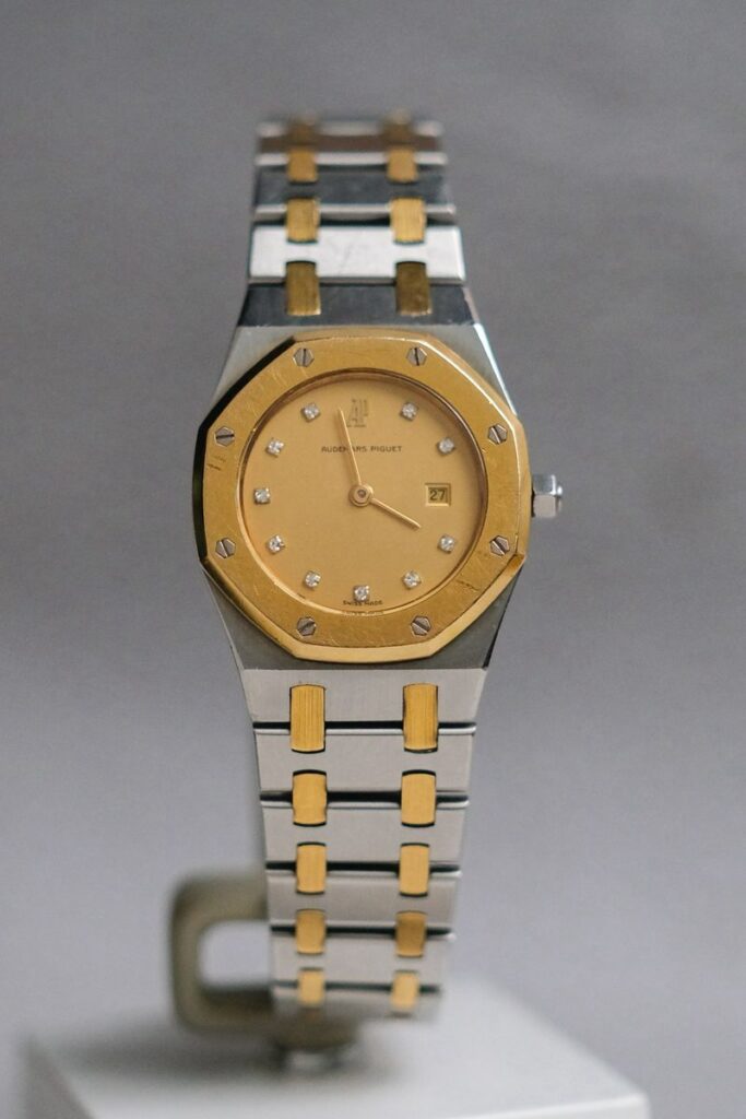 ขายนาฬิกา Audemars Piguet Royal Oak Lady Quartz 2 Tone Diamond