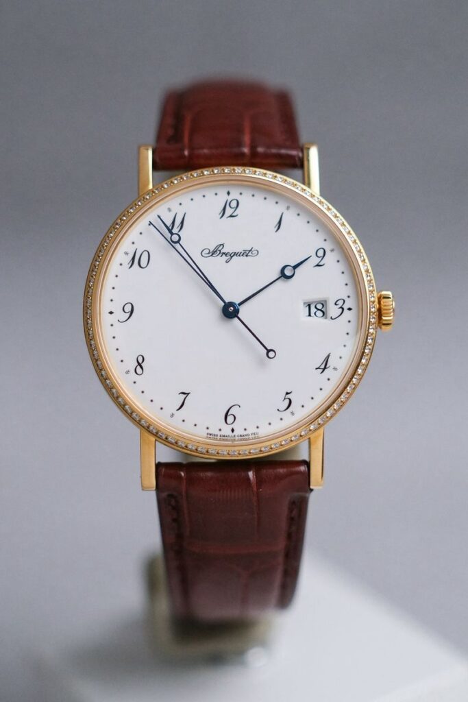 รับซื้อนาฬิกา Breguet Classique 18K Rose Gold Diamond ref 5178