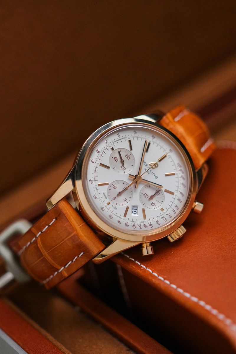 นาฬิกา Breitling TransOcean Chronograph 18K Rose Gold