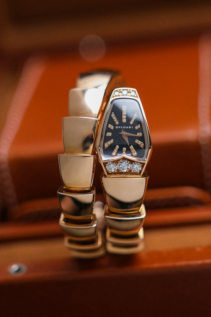 Bvlgari Serpenti Full 18K Rose Gold Diamond SP P 26 G (3)