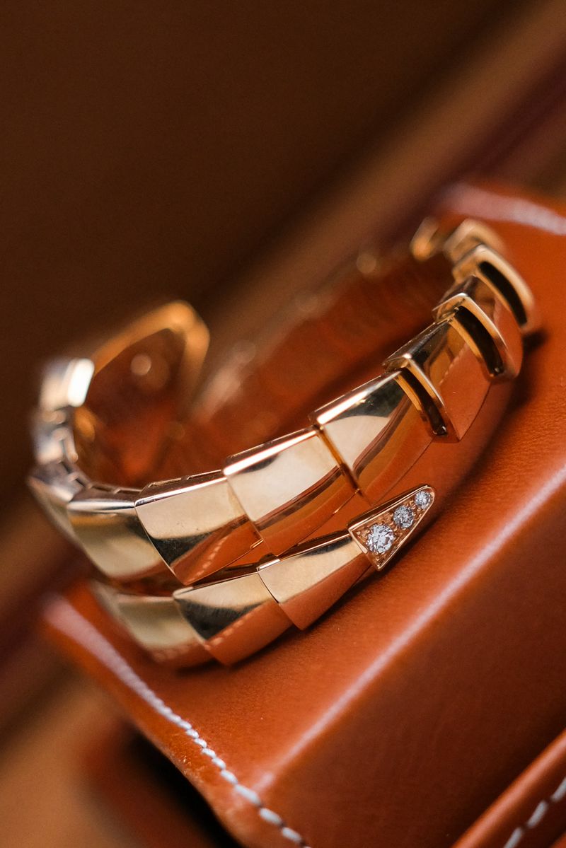 Bvlgari Serpenti Full 18K Rose Gold Diamond SP P 26 G (4)
