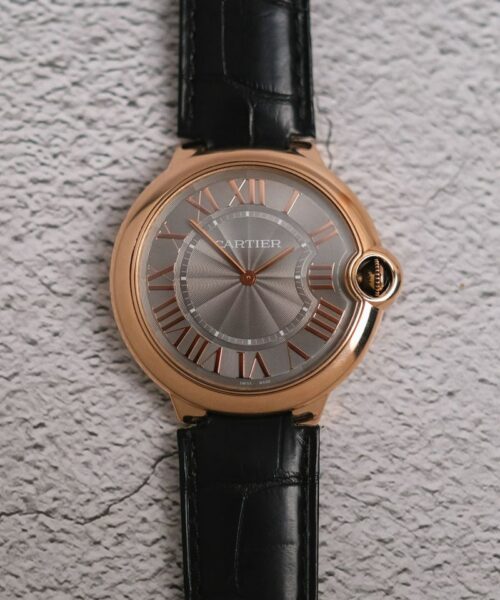 รับซื้อนาฬิกา Cartier Ballon Bleu Extra Flat 18K Rose Gold Ref W6920089