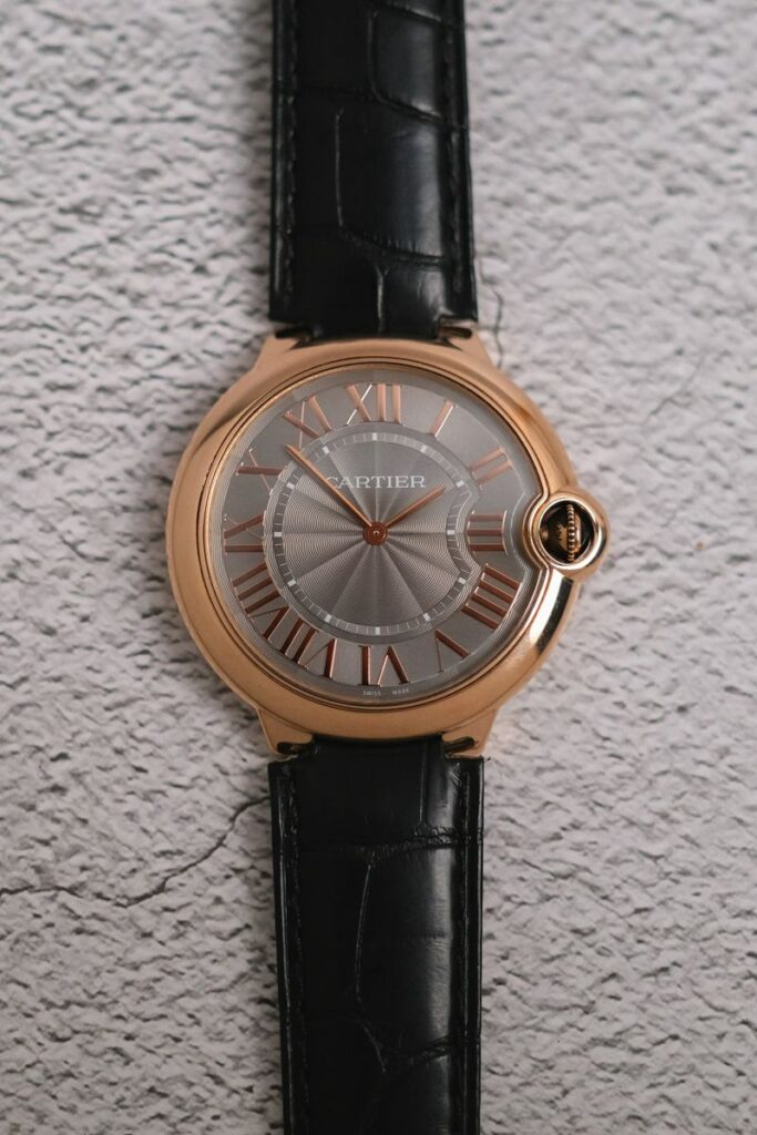 รับซื้อนาฬิกา Cartier Ballon Bleu Extra Flat 18K Rose Gold Ref W6920089
