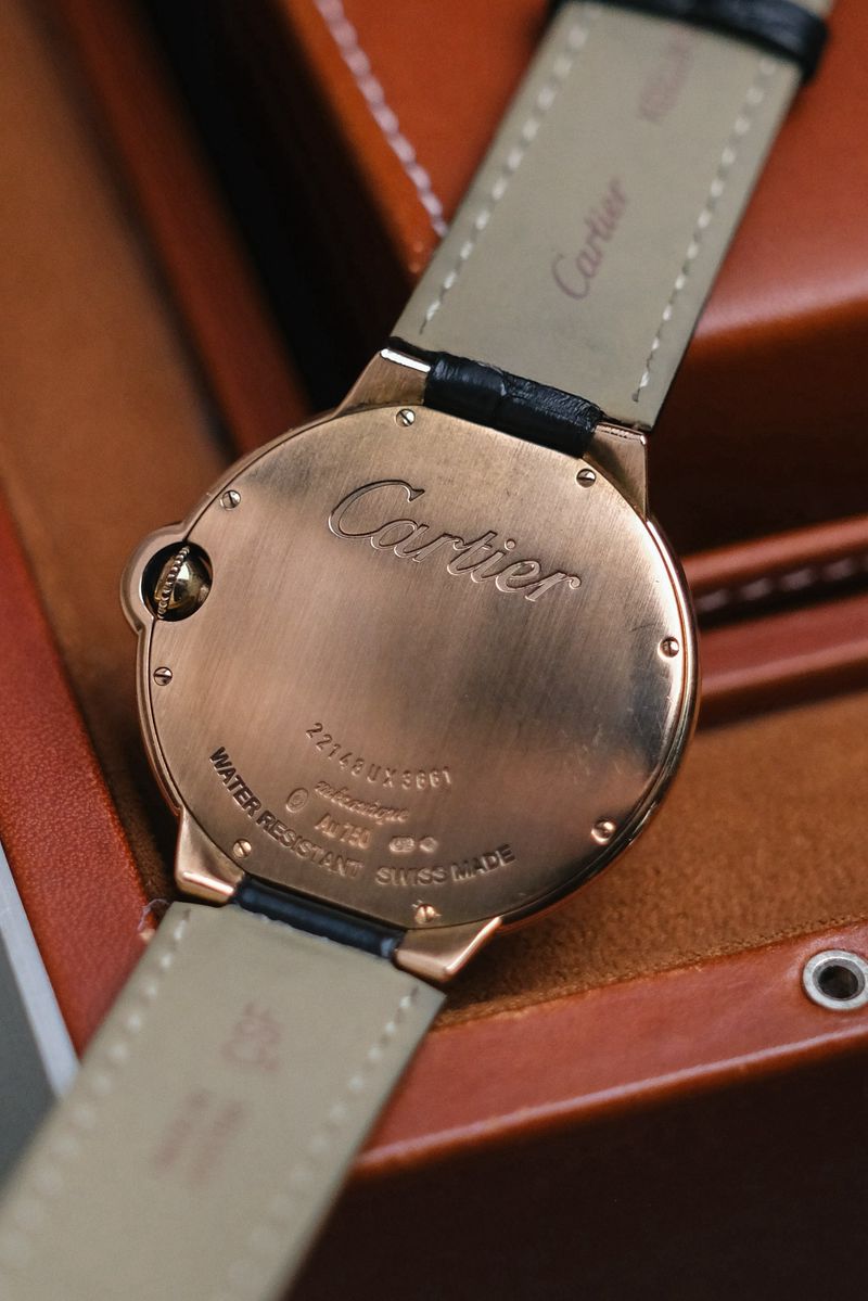 ร้านนาฬิกา Cartier Ballon Bleu Extra Flat 18K Rose Gold Ref W6920089