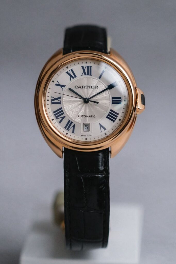 รับซื้อนาฬิกา Cartier Cle de Cartier 18K Rose Gold