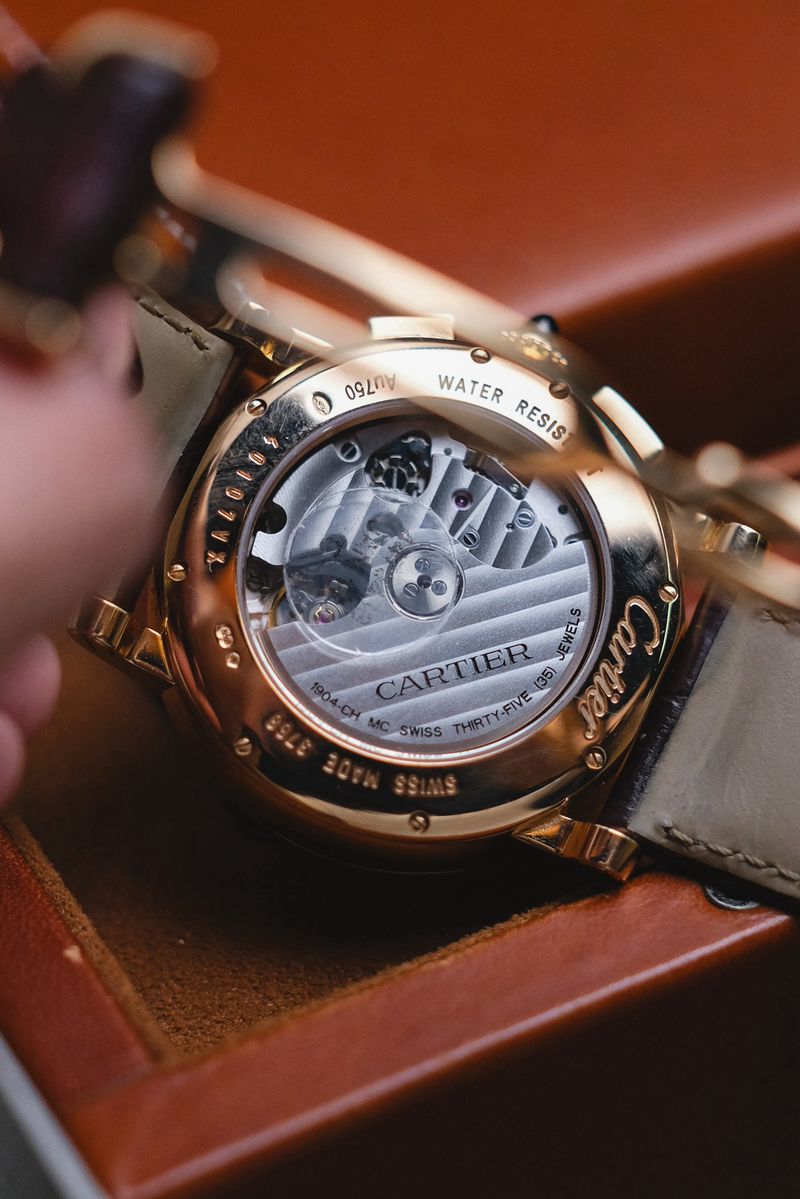 นาฬิกามือสอง Cartier Rotonde de Cartier Chronograph 18K Rose Gold Ref W1556238