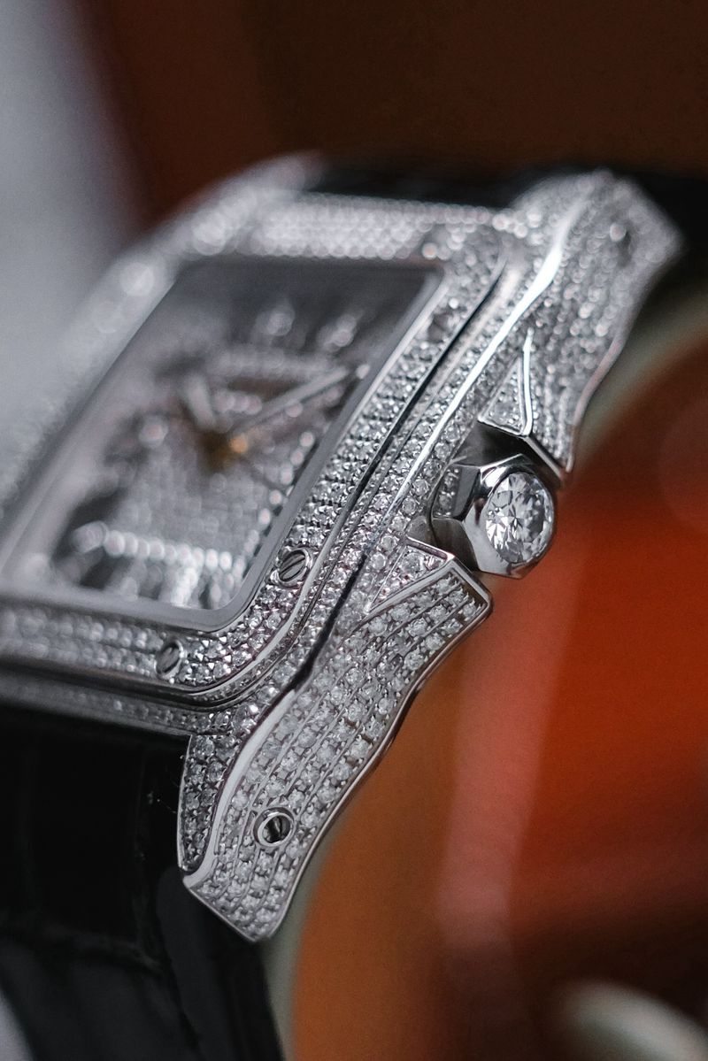 รับซื้อนาฬิกา Cartier Santos 100 XL Diamonds