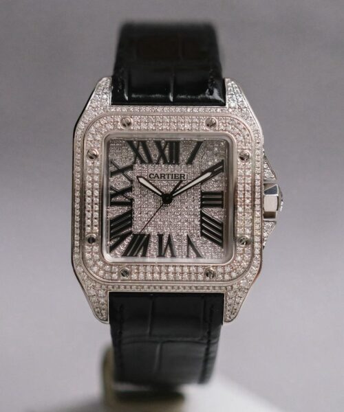 ร้านนาฬิกา Cartier Santos 100 XL Diamonds