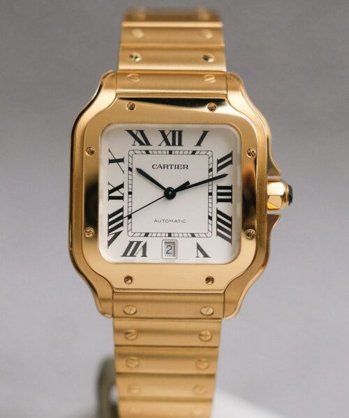 Cartier Santos de Cartier Large Full 18K Yellow Gold WGSA0029