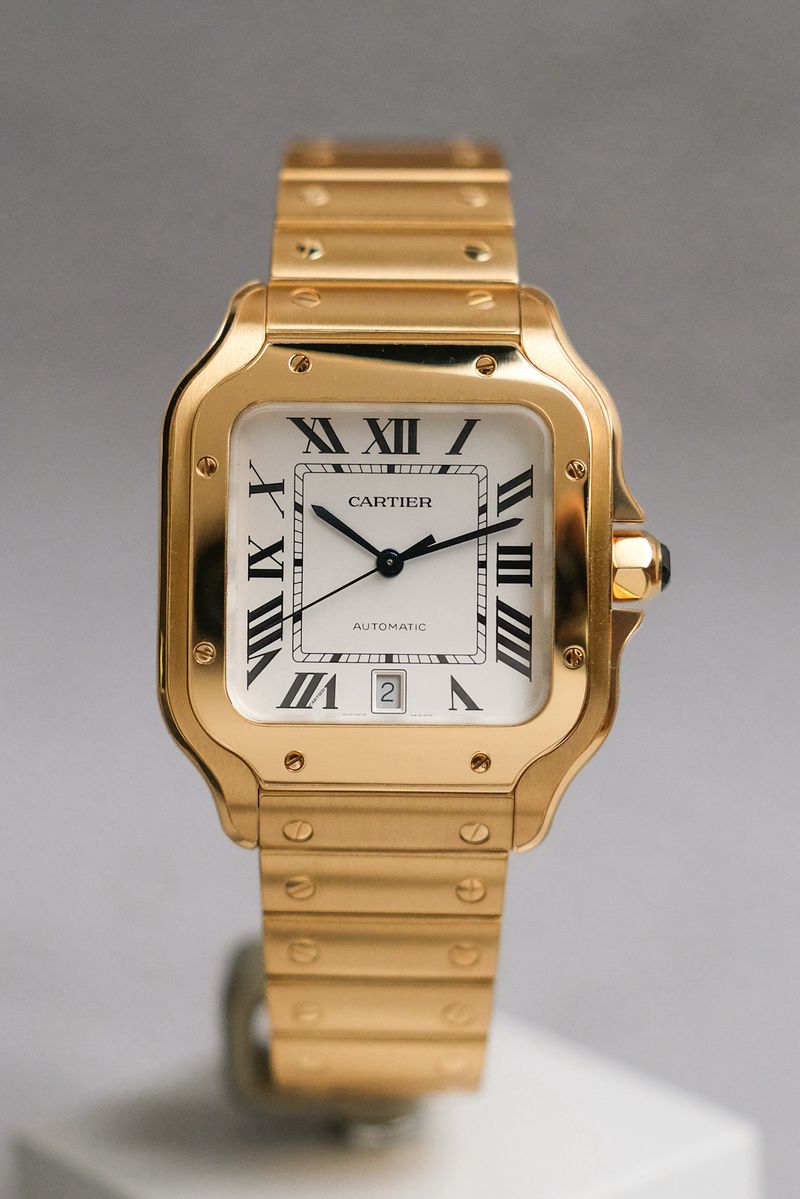 Cartier Santos de Cartier Large Full 18K Yellow Gold WGSA0029 (3)