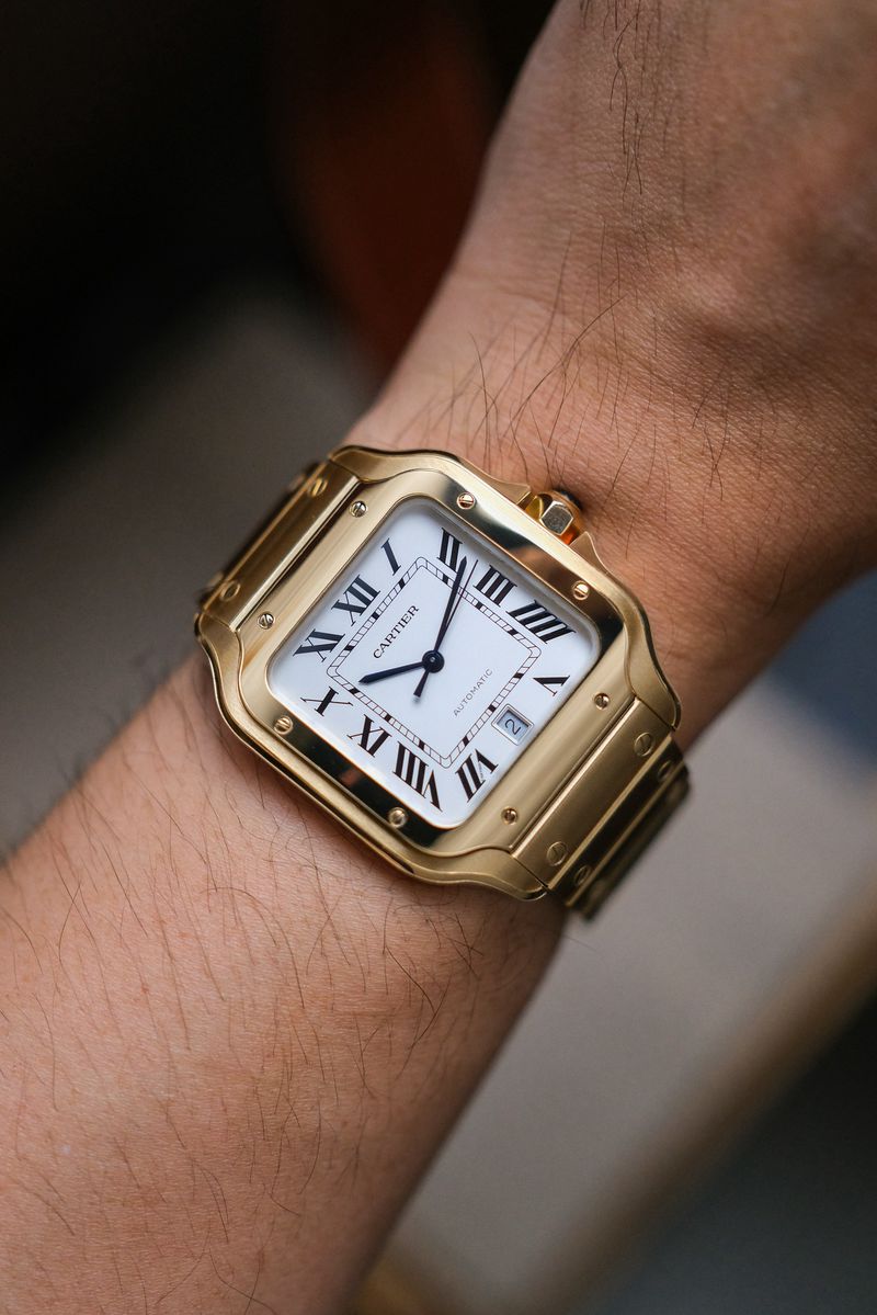 Cartier Santos de Cartier Large Full 18K Yellow Gold WGSA0029 (5)