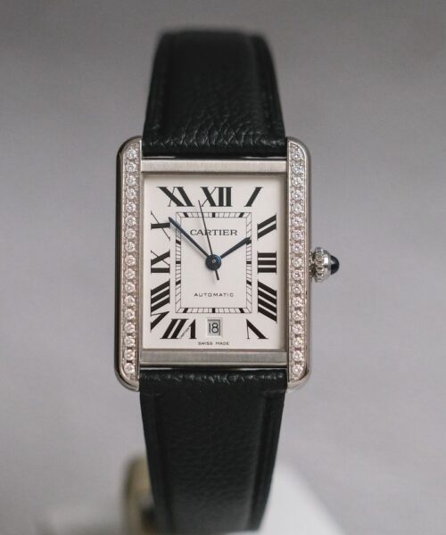 รับซื้อนาฬิกา Cartier Tank Solo XL Diamond (3800)