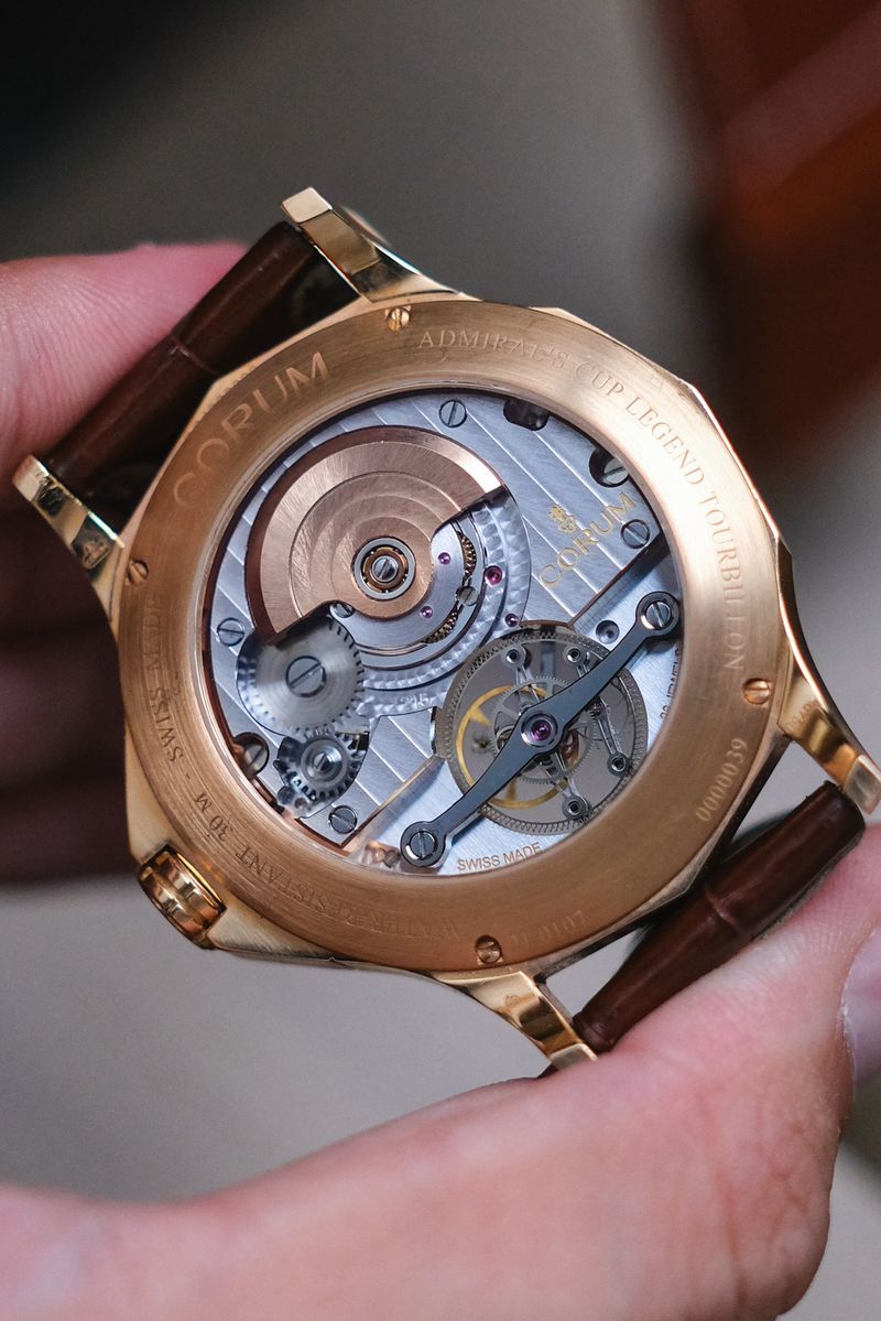 Corum Admirals Cup Legend Flying Tourbillon 18K Rose Gold (4)