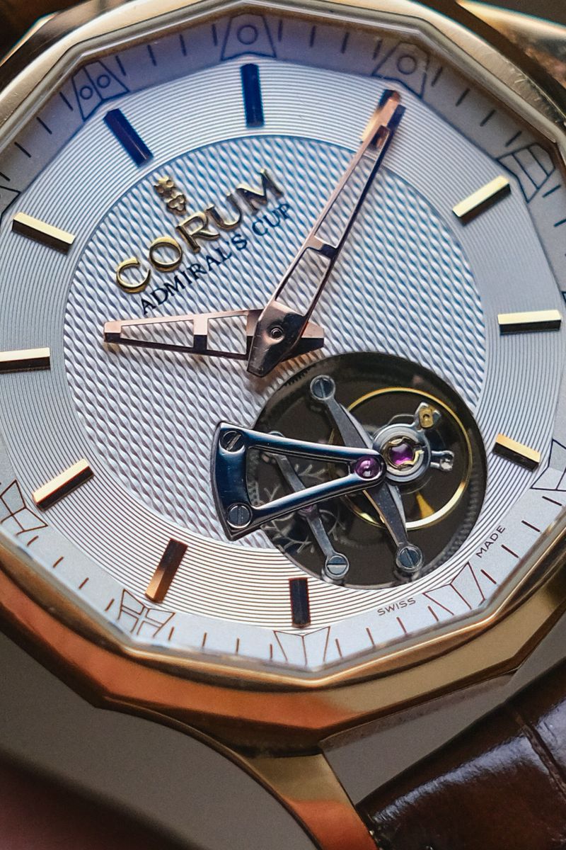 Corum Admirals Cup Legend Flying Tourbillon 18K Rose Gold (5)