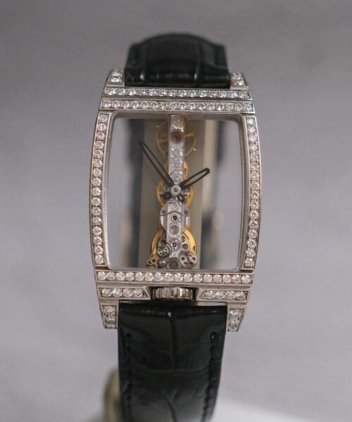 นาฬิกา Corum Golden Bridge 18K White Gold Diamond