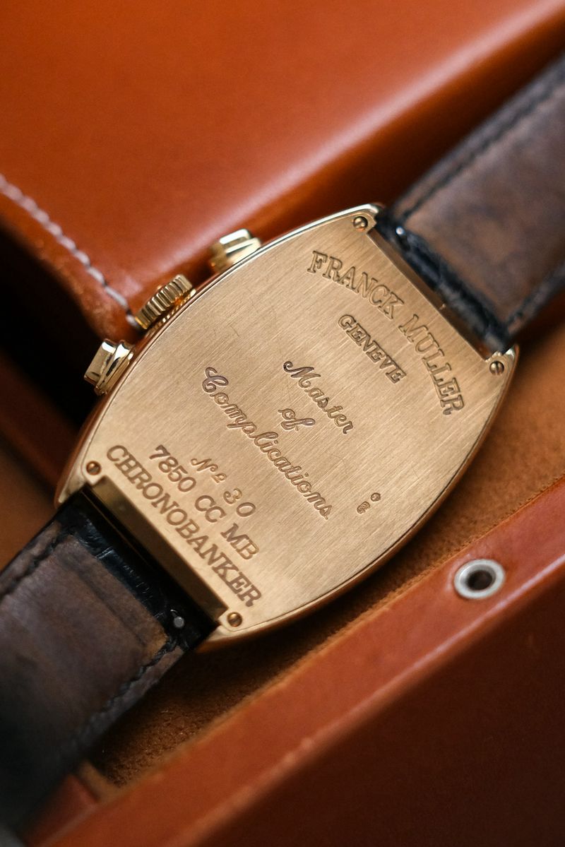 นาฬิกามือสอง Franck Muller ChronoBanker 3 Timezone 18K Rose Gold 7850 CC MB