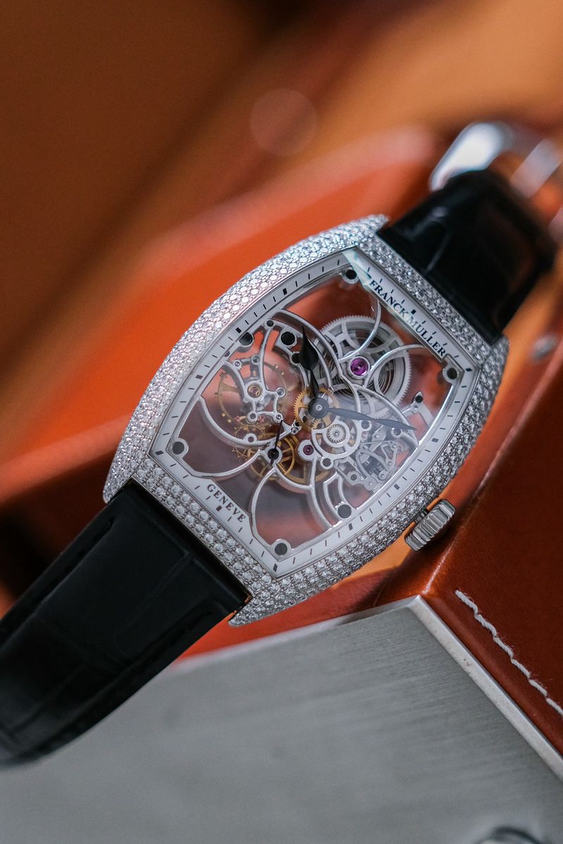 นาฬิกามือสอง Franck Muller Cintrée Curvex Skeleton Diamond 8880 B S6 SQT D