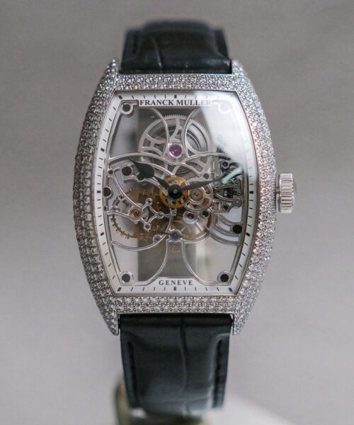 ร้านนาฬิกา Franck Muller Cintrée Curvex Skeleton Diamond 8880 B S6 SQT D