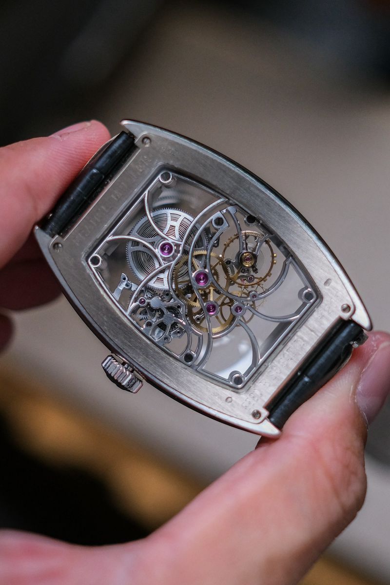 ขายนาฬิกา Franck Muller Cintrée Curvex Skeleton Diamond 8880 B S6 SQT D