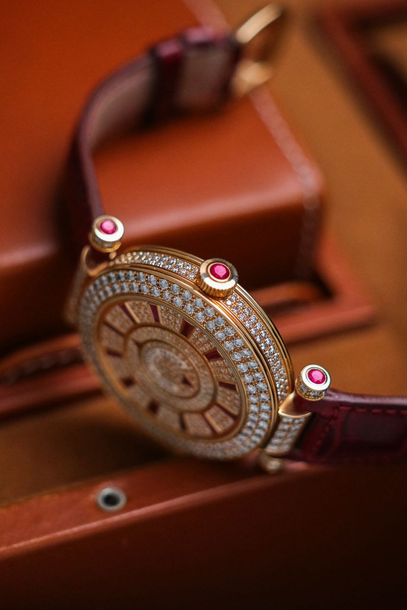 ขายนาฬิกา Franck Muller Double Mystery 18K Rose Gold DBL MYST D 2R CD 42
