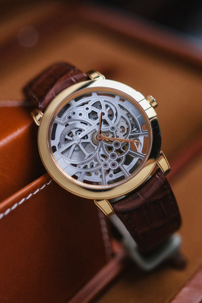 นาฬิกามือสอง Harry Winston Midnight Skeleton 18K Rose Gold (MIDAHM42RR001)