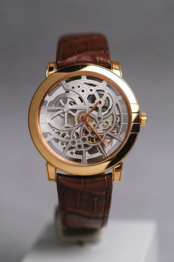 ร้านนาฬิกา Harry Winston Midnight Skeleton 18K Rose Gold (MIDAHM42RR001)