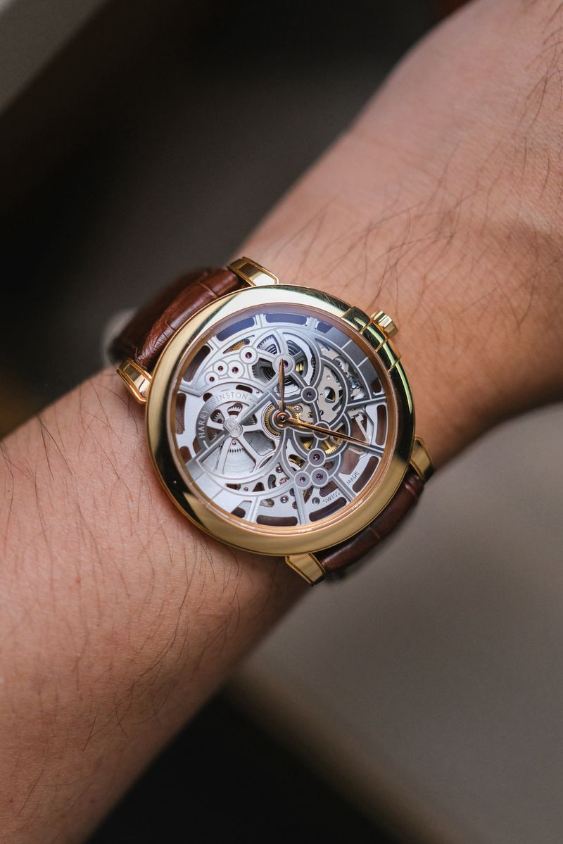 ขายนาฬิกา Harry Winston Midnight Skeleton 18K Rose Gold (MIDAHM42RR001)