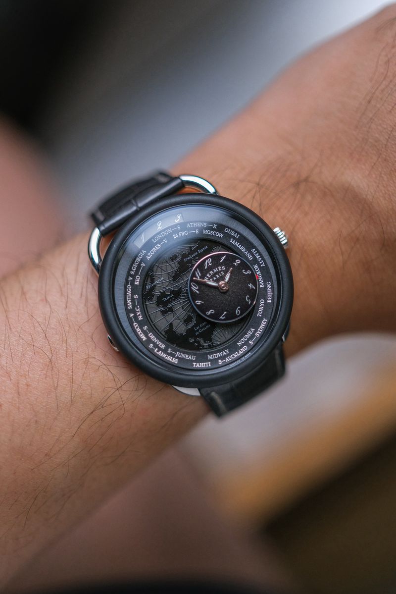 Hermès Arceau Le Temps Voyageur 41 Platinum (1)