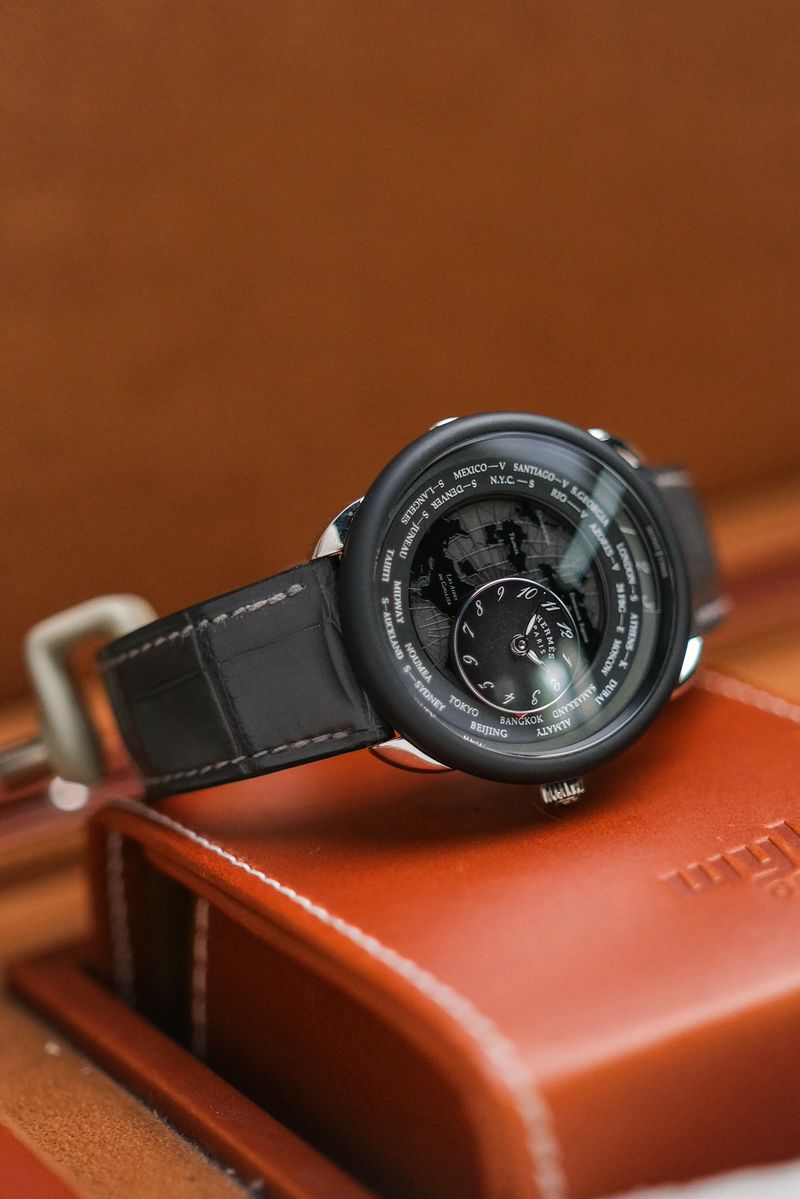 Hermès Arceau Le Temps Voyageur 41 Platinum (2)