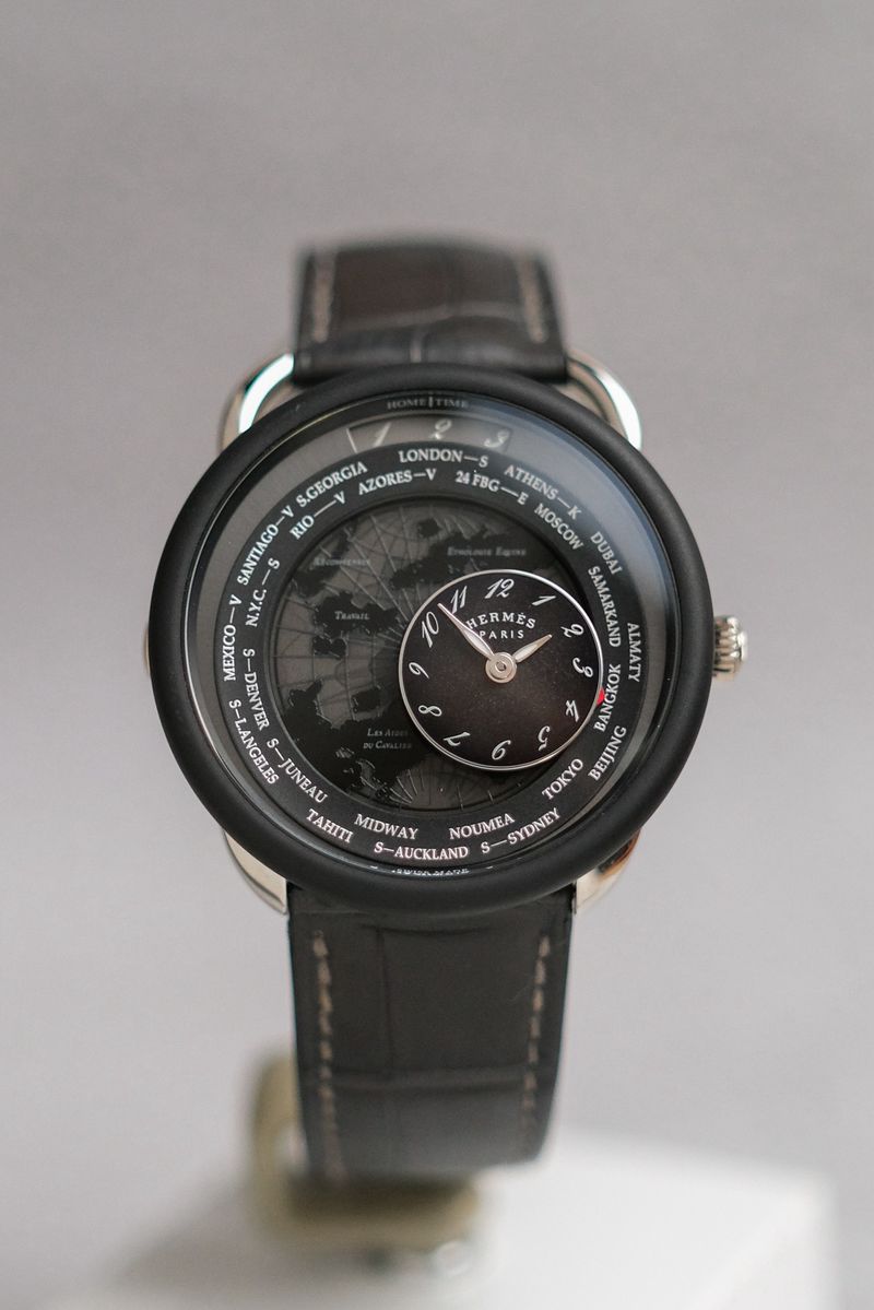 Hermès Arceau Le Temps Voyageur 41 Platinum (4)
