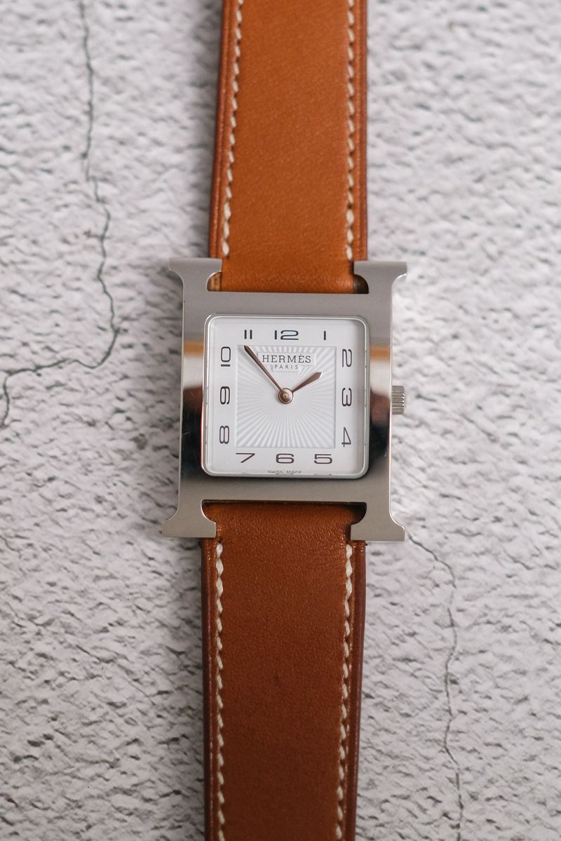 รับซื้อนาฬิกา Hermès H Hour Steel Quartz